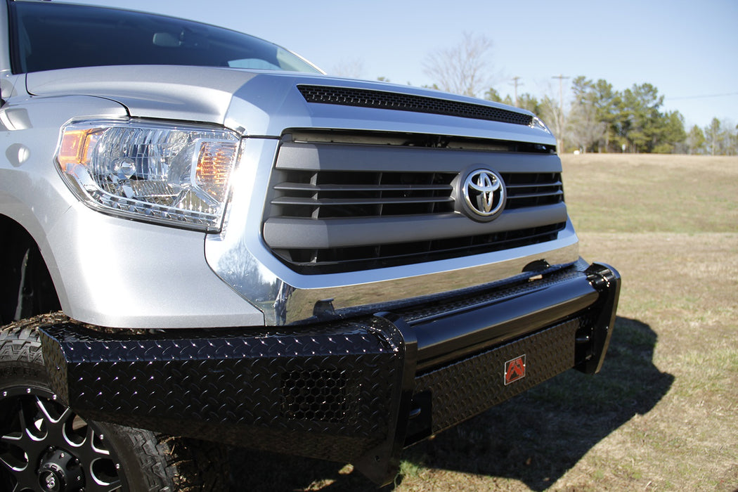 Fab Fours TT14-K2861-1 Black Steel Front Bumper - Truck Part Superstore