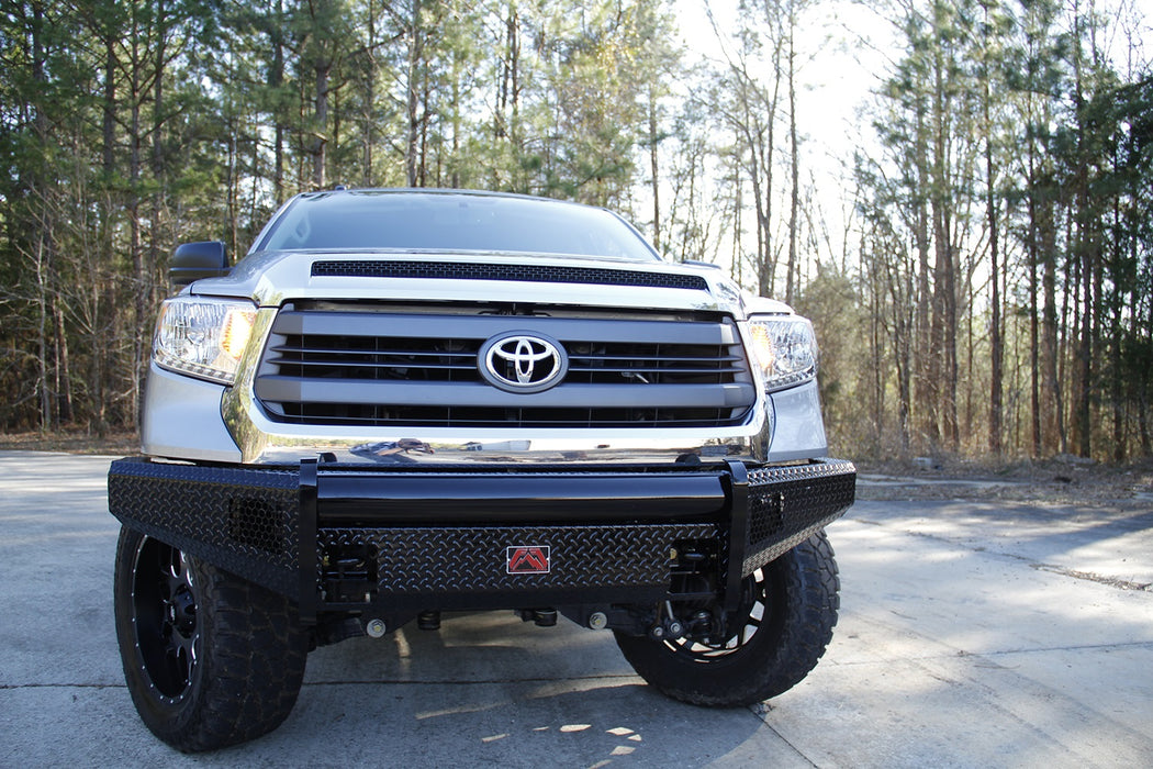 Fab Fours TT14-K2861-1 Black Steel Front Bumper - Truck Part Superstore