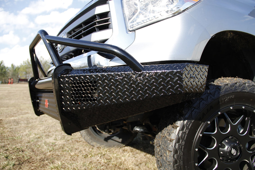 Fab Fours TT14-K2862-1 Black Steel Front Bumper - Truck Part Superstore