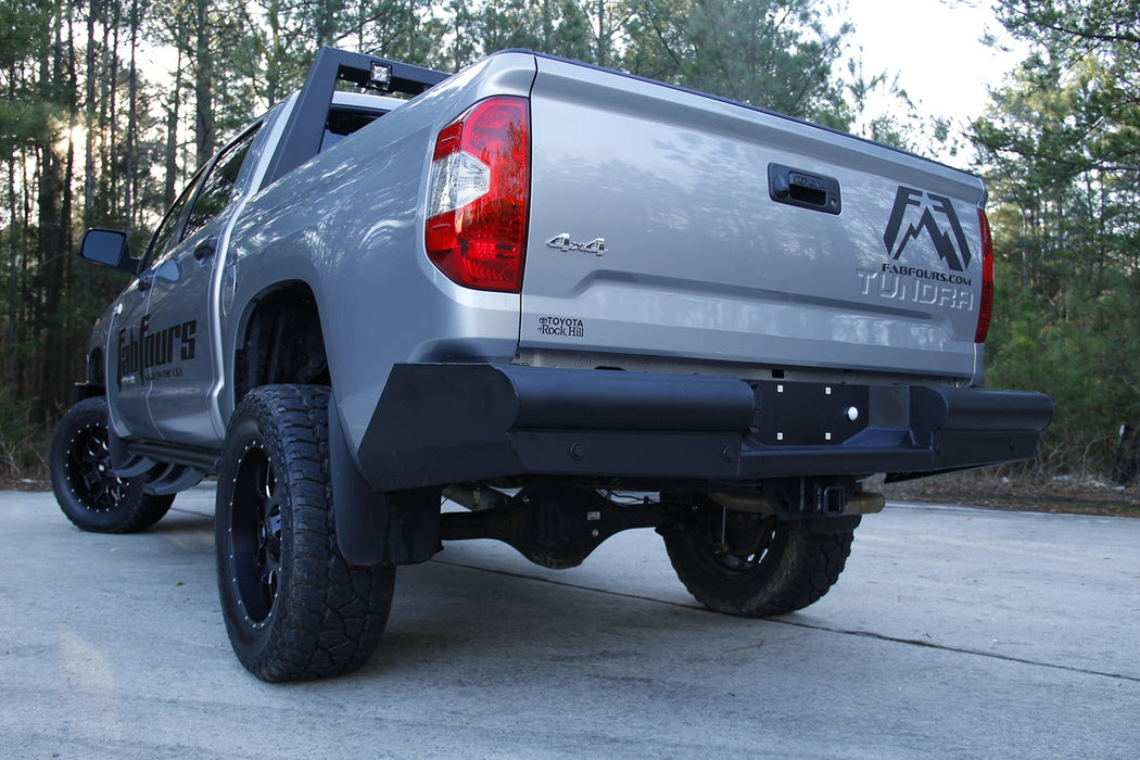 Fab Fours TT14-U2850-1 Elite Rear Bumper; 2 Stage Black Powder Coated; - Truck Part Superstore