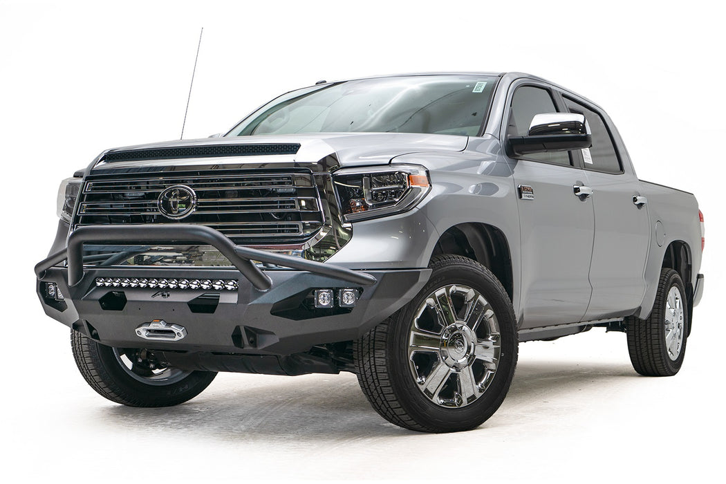 Fab Fours TT14-X3852-B Matrix Front Bumper; w/Pre-Runner Guard; Bare Steel; - Truck Part Superstore