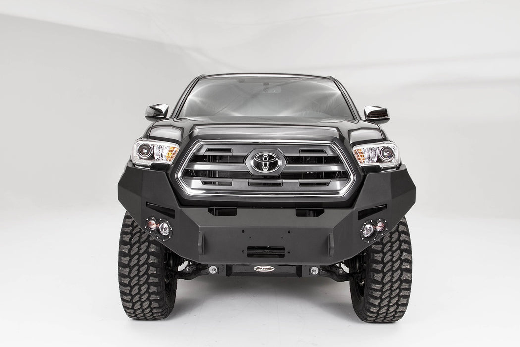 Fab Fours TT16-B3651-1 Premium Winch Front Bumper; 2 Stage Black Powder Coated; w/o Grill Guard; - Truck Part Superstore
