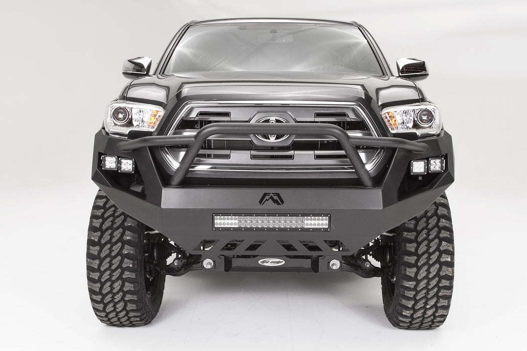 Fab Fours TT16-D3652-1 Vengeance Front Bumper; 2 Stage Black Powder Coated; Pre-Runner Guard; - Truck Part Superstore