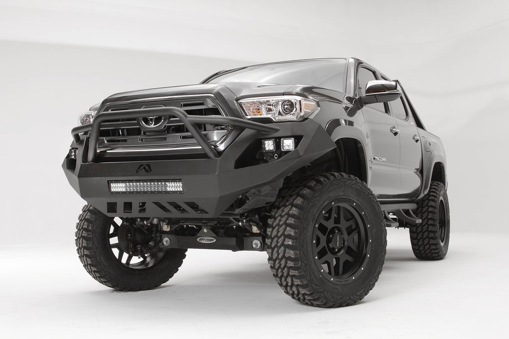 Fab Fours TT16-D3652-1 Vengeance Front Bumper; 2 Stage Black Powder Coated; Pre-Runner Guard; - Truck Part Superstore