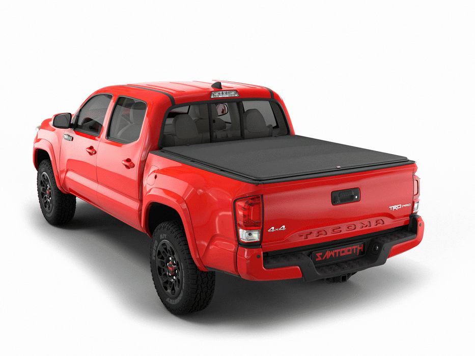 Sawtooth TTA036-21 Sawtooth STRETCH Expandable Tonneau Cover for 2016 - Present, Toyota, Tacoma, 6'-2" Bed - Truck Part Superstore