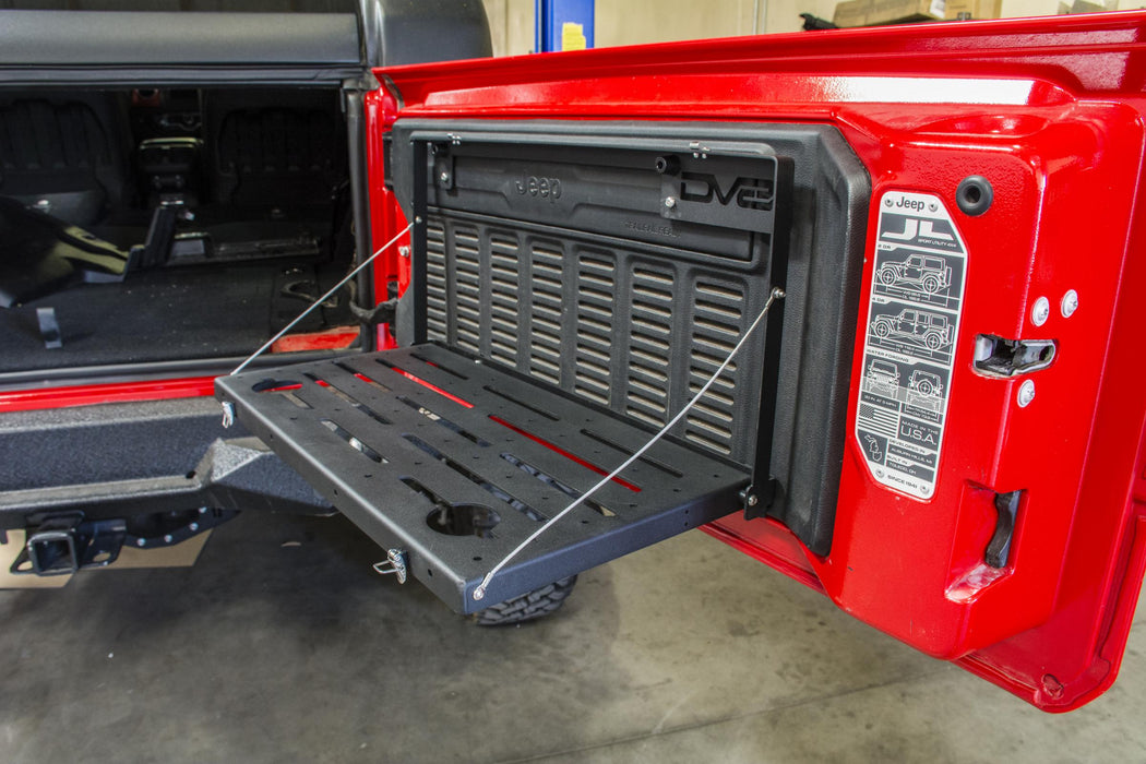 DV8 Offroad TTJL-01 Jeep JL Tailgate Mounted Trail Table 18-Pres Wrangler JL DV8 Offroad - Truck Part Superstore
