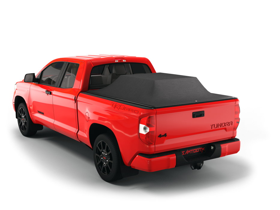 Sawtooth TTU026-23 Toyota Tundra Tonneau Cover Stretch Expandable For 2007-Present Toyota Tundra 6 Foot 5 Inch Bed Sawtooth - Truck Part Superstore