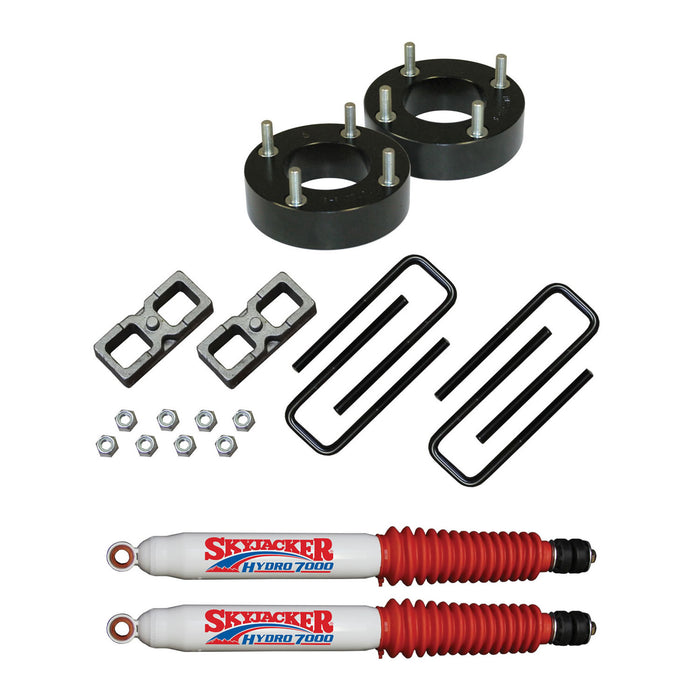 Skyjacker TU720MSP-H Suspension Lift Kit w/Shock 2 Inch Front Lift 07-17 Tundra Incl. Metal Spacers Rear Blocks U Bolts Skyjacker - Truck Part Superstore