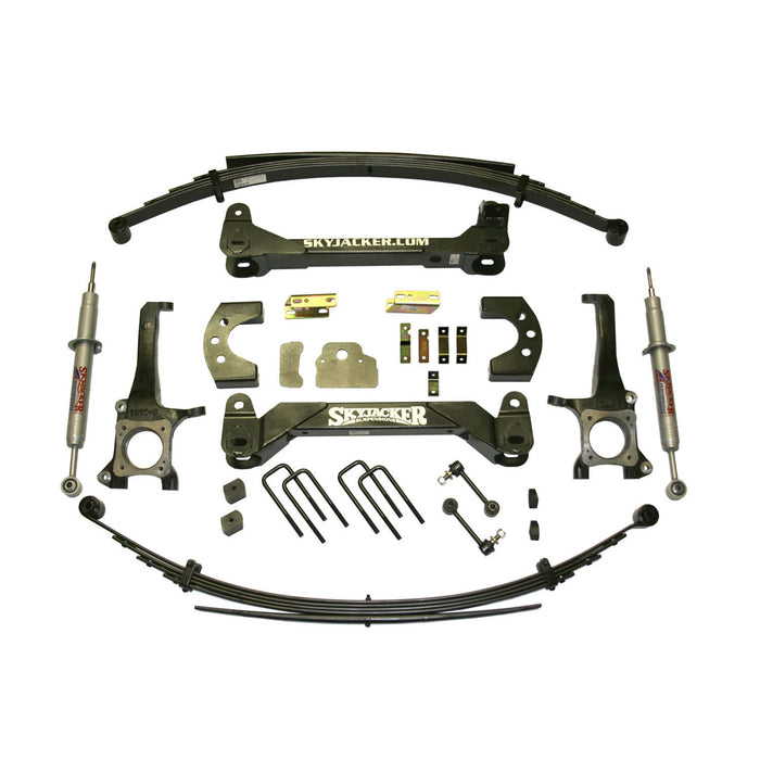 Skyjacker TU761PKS Tundra Lift Kit 6 Inch Lift 07-19 Tundra Includes Knuckles Pair Front/Rear Crossmembers Rear Springs Brakelines Skyjacker - Truck Part Superstore