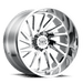 Tuff 2012T2A-55127C71L TUT2A 20X12 5X5.0 CHROME -45MM - Truck Part Superstore