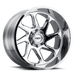 Tuff 2414T2B-28165C25R TUT2B 24X14 8X6.5 CHROME -72MM - Truck Part Superstore