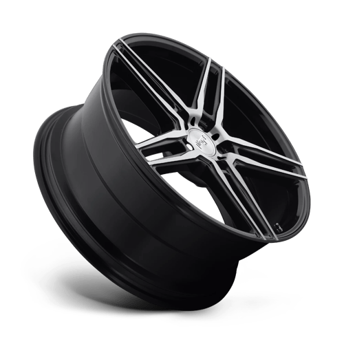 Niche 1PC M169200521+35 M169 20X10.5 5X120 MT-BLK-MACH 35MM - Truck Part Superstore
