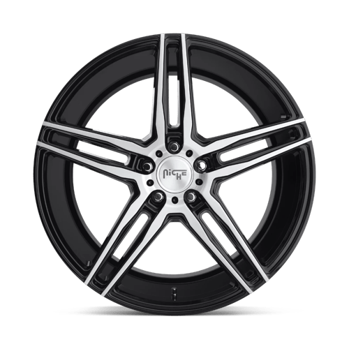 Niche 1PC M169200521+35 M169 20X10.5 5X120 MT-BLK-MACH 35MM - Truck Part Superstore