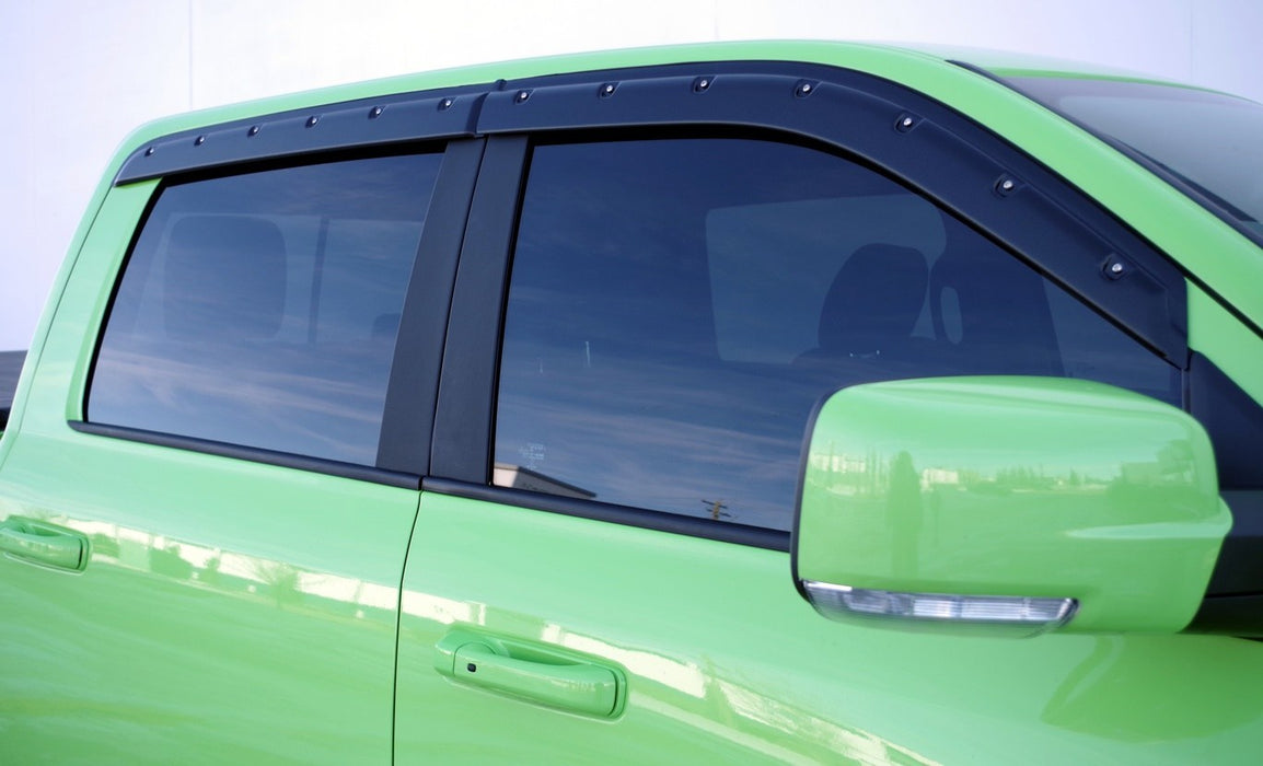 Tough Guard TV6R09-CC RAM Window Visors For 09-18 RAM 1500 10-19 RAM 2500/3500 Crew Cab Pair Tough Guard - Truck Part Superstore