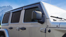 Tough Guard TV7W18-4 Jeep JL, Gladiator Window Visors For 18-20 Wrangler JL 2020 Jeep Gladiator 4 Door Pair Tough Guard - Truck Part Superstore