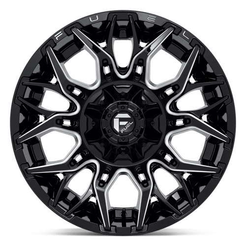 Fuel 1PC D76920009847 D769 20X10 6X135/5.5 G-BLK-MILL -18MM - Truck Part Superstore