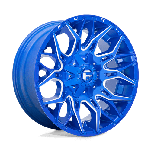 Fuel 1PC D77022007047 D770 22X10 5X5.5/150 BLUE-MILL -18MM - Truck Part Superstore