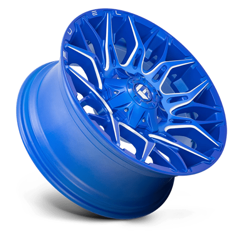 Fuel 1PC D77020901750 D770 20X9 8X170 BLUE-MILL 01MM - Truck Part Superstore