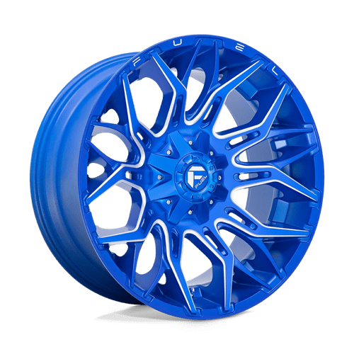 Fuel 1PC D77022008247 D770 22X10 8X6.5 BLUE-MILL -18MM - Truck Part Superstore