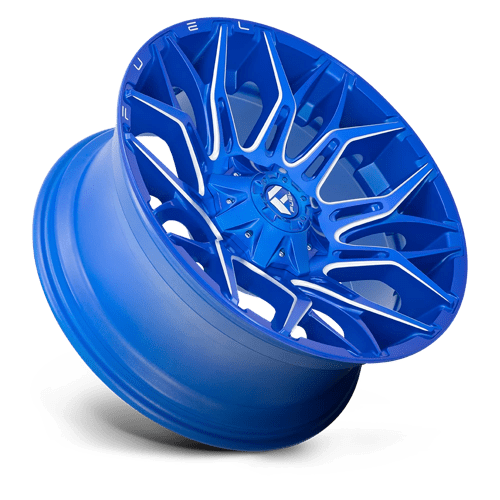 Fuel 1PC D77022001847 D770 22X10 8X180 BLUE-MILL -18MM - Truck Part Superstore