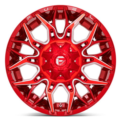 Fuel 1PC D77120002647 D771 20X10 5X4.5/5.0 GL-RED-MILL -18MM - Truck Part Superstore