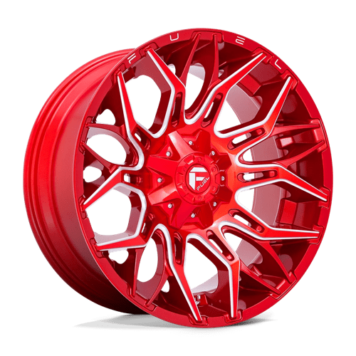 Fuel 1PC D77122001747 D771 22X10 8X170 GL-RED-MILL -18MM - Truck Part Superstore