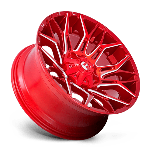 Fuel 1PC D77122001747 D771 22X10 8X170 GL-RED-MILL -18MM - Truck Part Superstore