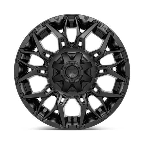 Fuel 1PC D77220001847 D772 20X10 8X180 BLK-OUT -18MM - Truck Part Superstore