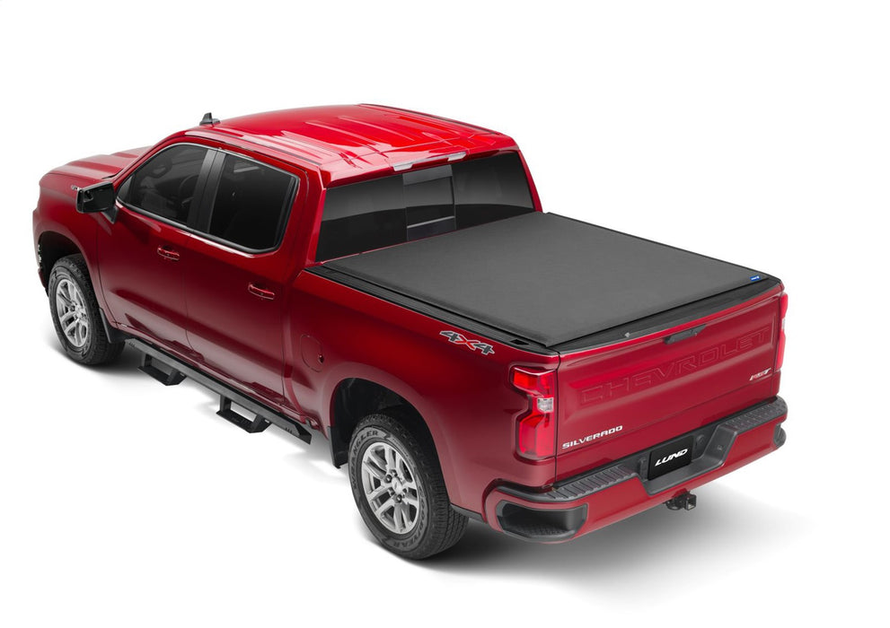 Lund 968221 Genesis™ Elite Roll Up Tonneau; Black; Haartz Twill; - Truck Part Superstore