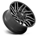 Fuel 1PC D77320002647 D773 20X10 5X4.5/5.0 G-BLK-MILL -18MM - Truck Part Superstore