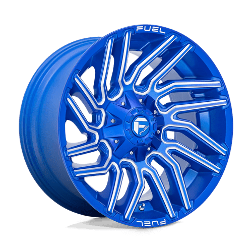 Fuel 1PC D77420009847 D774 20X10 6X135/5.5 BLUE-MILL -18MM - Truck Part Superstore