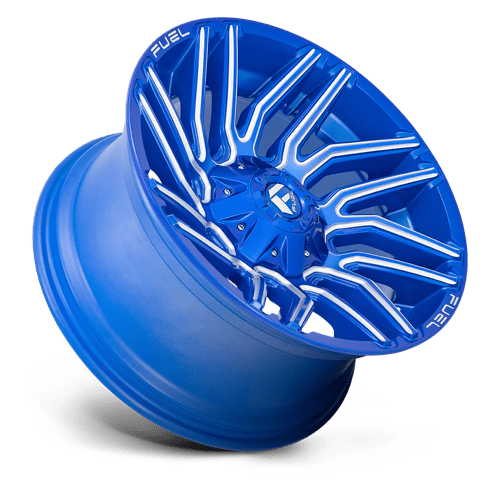Fuel 1PC D77420009847 D774 20X10 6X135/5.5 BLUE-MILL -18MM - Truck Part Superstore