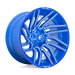 Fuel 1PC D77422202647 D774 22X12 5X4.5/5.0 BLUE-MILL -44MM - Truck Part Superstore