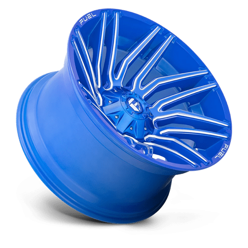 Fuel 1PC D77422202647 D774 22X12 5X4.5/5.0 BLUE-MILL -44MM - Truck Part Superstore