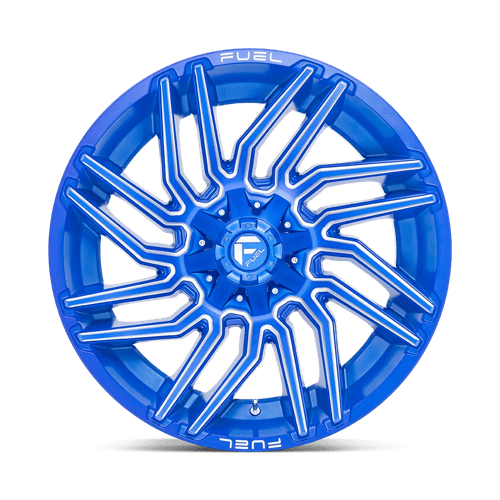 Fuel 1PC D77422207047 D774 22X12 5X5.5/150 BLUE-MILL -44MM - Truck Part Superstore