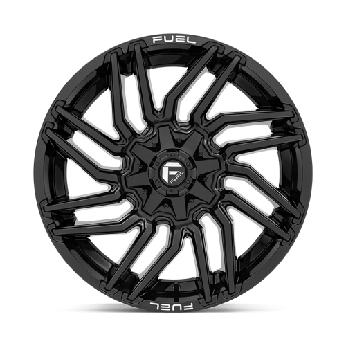 Fuel 1PC D77622008247 D776 22X10 8X6.5 G-BLK -18MM - Truck Part Superstore