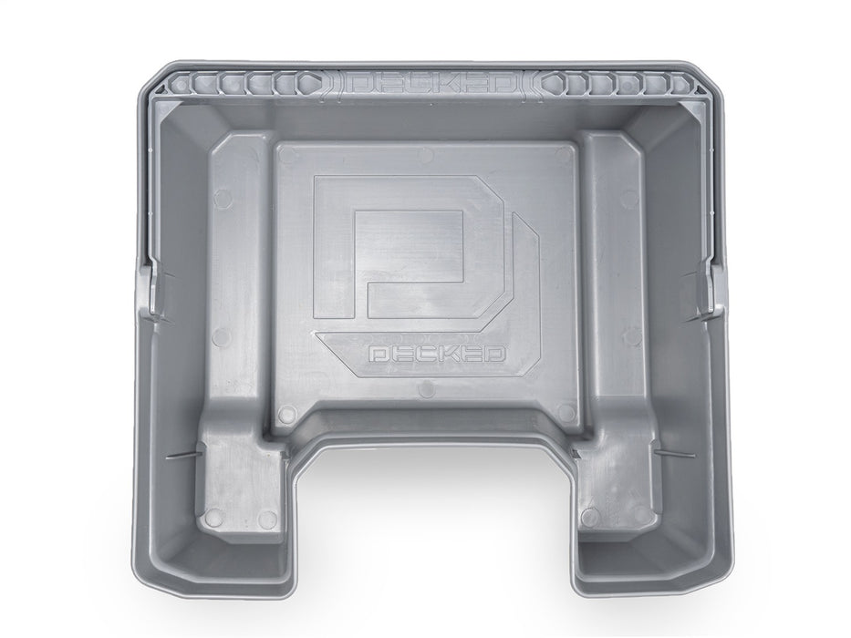 DECKED AD17-DDRAWERGANIZER Double DRAWERGANIZER Drawer Bin; Light Gray; w/Handle; 68 lbs. Carry Load; - Truck Part Superstore