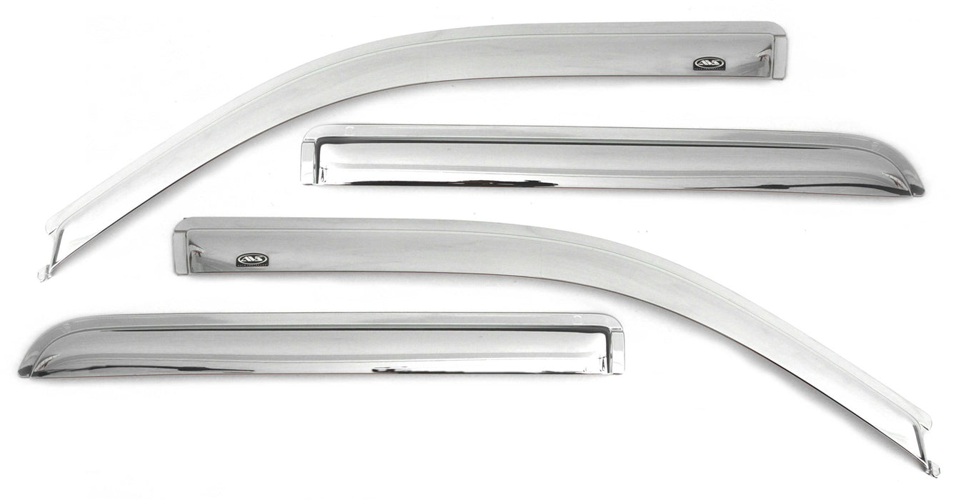 Auto Ventshade (AVS) 684632 Chrome Ventvisor™ Deflector 4 pc.; Outside Mount; - Truck Part Superstore