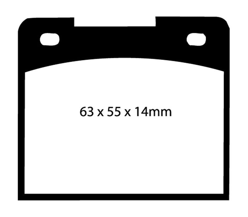 EBC Brakes UD044 Ultimax OEM Replacement Brake Pads - Truck Part Superstore