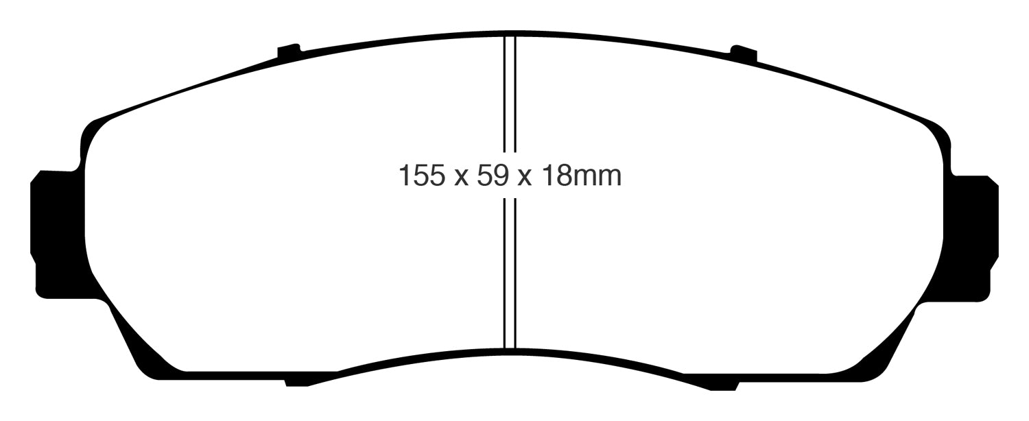 EBC Brakes UD1089 Ultimax OEM Replacement Brake Pads - Truck Part Superstore