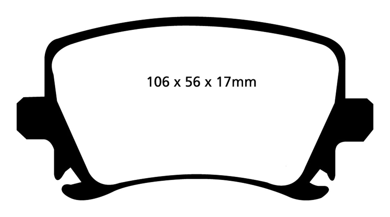 EBC Brakes UD1108 Ultimax OEM Replacement Brake Pads; FMSI Pad No. D1108; - Truck Part Superstore