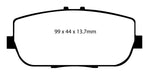 EBC Brakes UD1180 Ultimax OEM Replacement Brake Pads; FMSI Pad No. D1180; - Truck Part Superstore