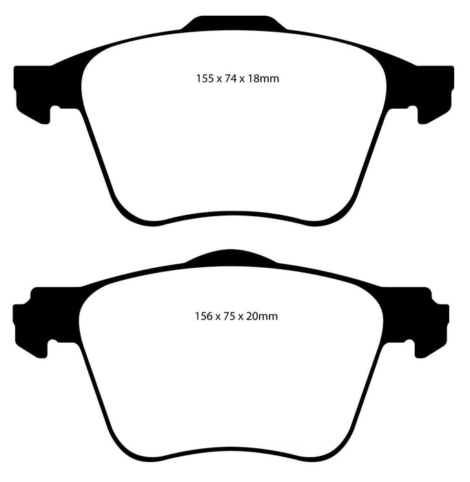 EBC Brakes UD1305 Ultimax OEM Replacement Brake Pads - Truck Part Superstore