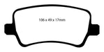 EBC Brakes UD1307 Ultimax OEM Replacement Brake Pads; FMSI Pad No. D1307; - Truck Part Superstore