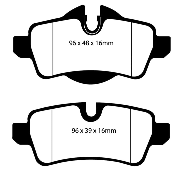 EBC Brakes UD1309 Ultimax OEM Replacement Brake Pads; FMSI Pad No. D1309; - Truck Part Superstore