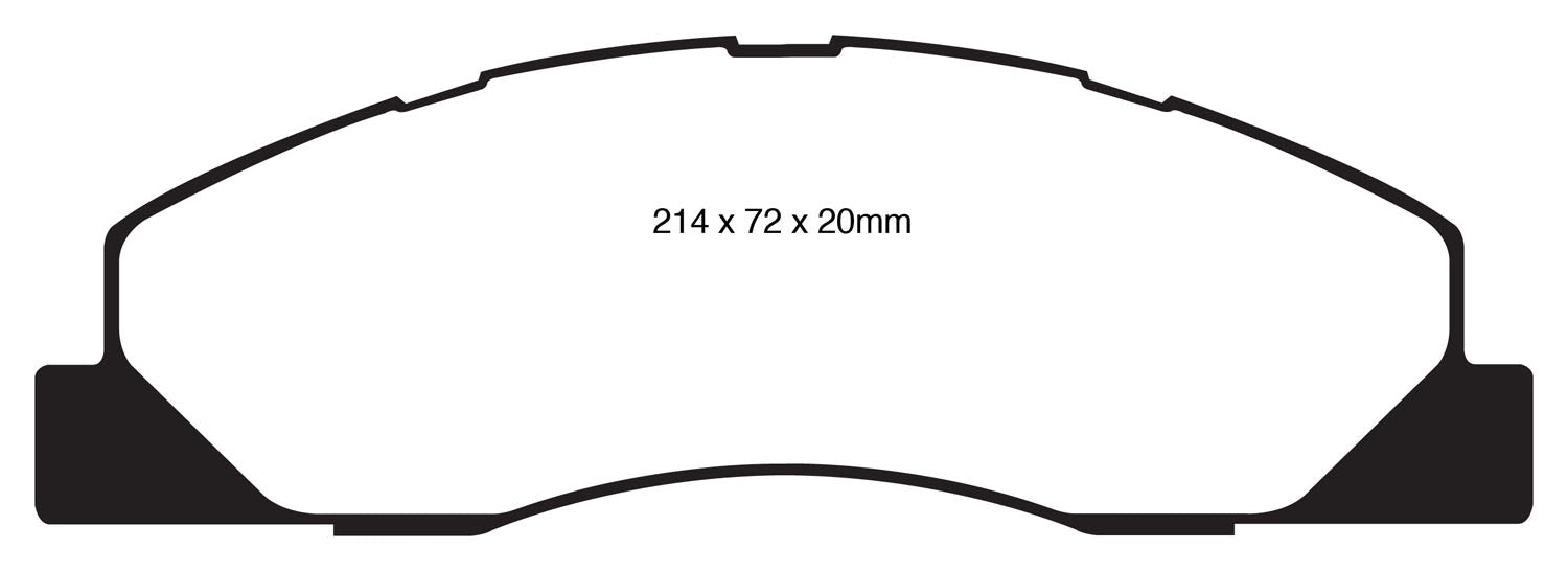 EBC Brakes UD1399 Ultimax OEM Replacement Brake Pads - Truck Part Superstore