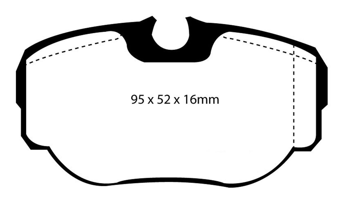 EBC Brakes UD493 Ultimax OEM Replacement Brake Pads - Truck Part Superstore