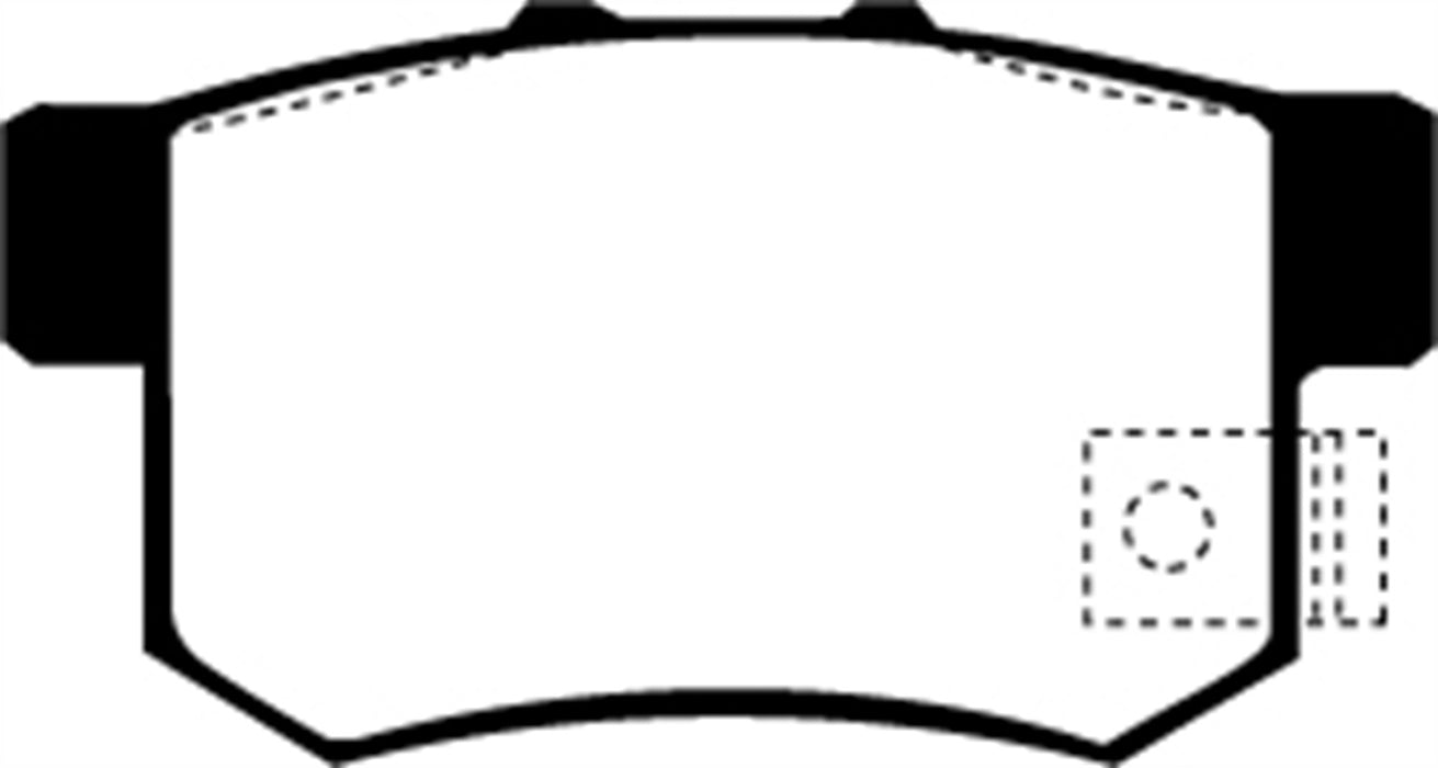 EBC Brakes UD536 Ultimax OEM Replacement Brake Pads; FMSI Pad No. D536; - Truck Part Superstore