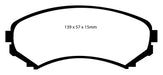 EBC Brakes UD550 Ultimax OEM Replacement Brake Pads; FMSI Pad No. D550; - Truck Part Superstore