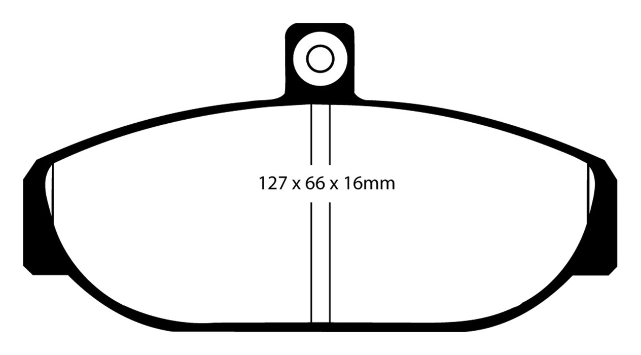 EBC Brakes UD565 Ultimax OEM Replacement Brake Pads; FMSI Pad No. D565; - Truck Part Superstore